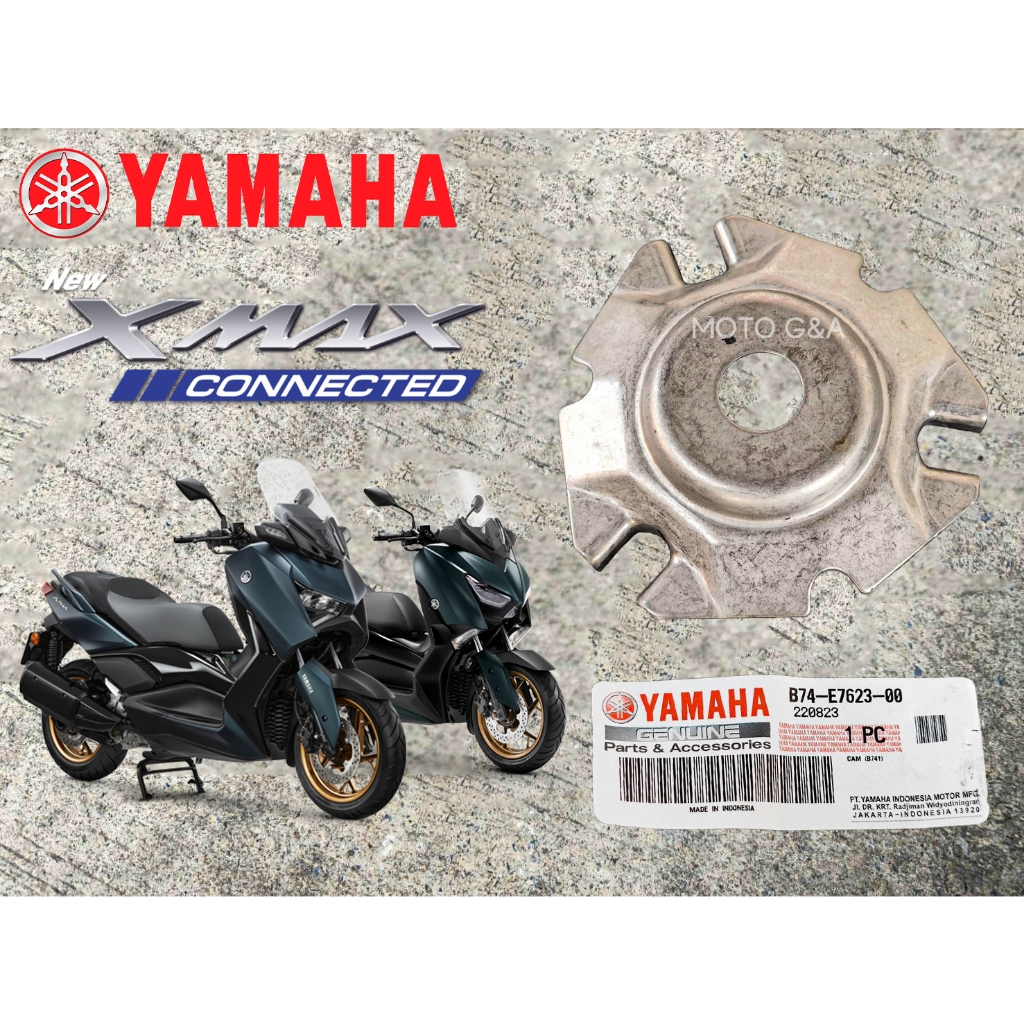 หลังเต่า ปะกับเม็ด Xmax300 2017-2024 แท้ศูนย์ B74E76230000 Xmax 300