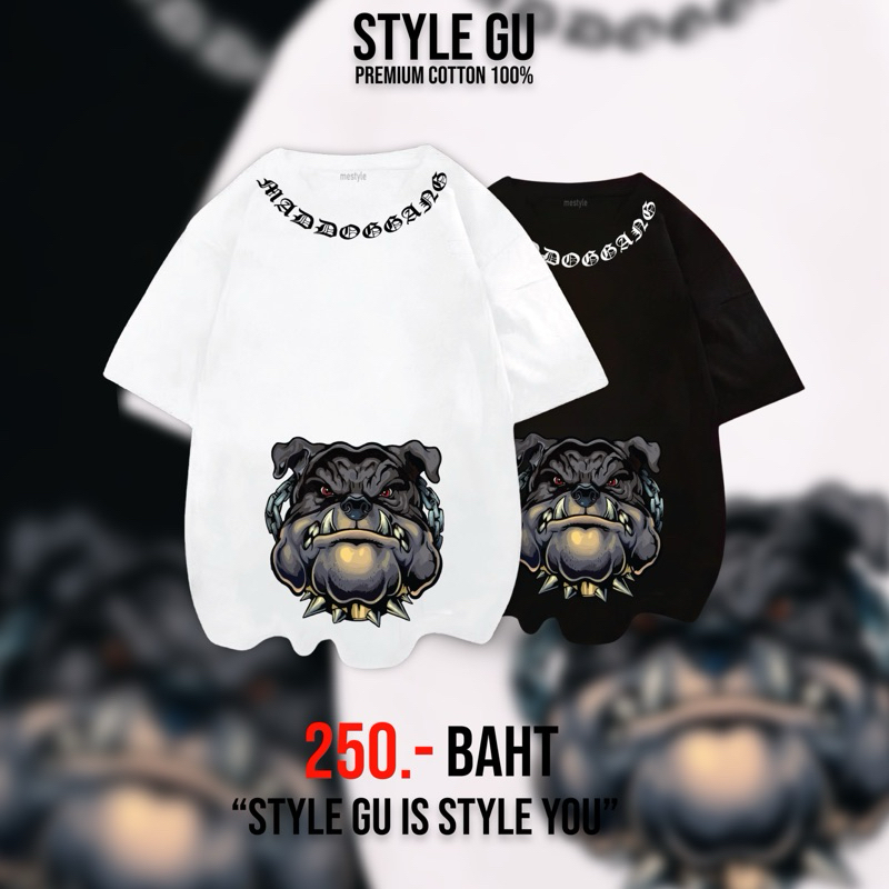 เสื้อยืดCotton100% สกรีนแบบดิจิตอล สีสด เนื้อผ้าหนานุ่ม เกรดพรีเมี่ยม A383-แขนสั้น