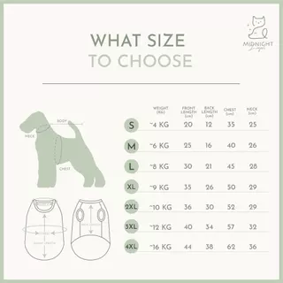 Midnight Layer - Sa-byee Collection - เสื้อผ้าสัตว์เลี้ยง (Baby Corn)