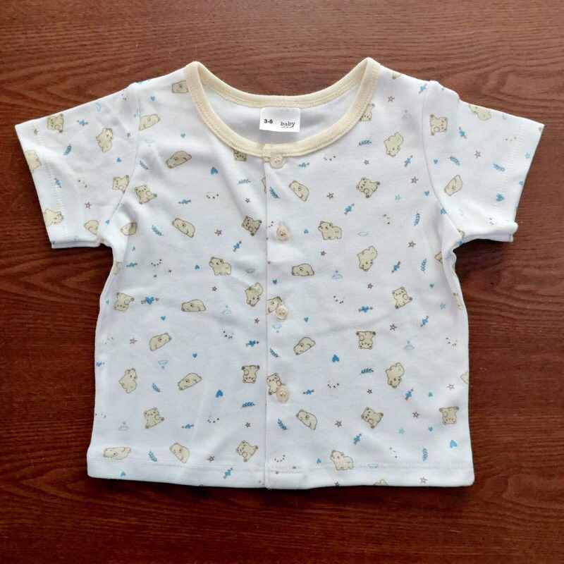เสื้อเด็กอ่อน เสื้อเด็กแรกเกิด3-66-99-12เดือน cotton jersey