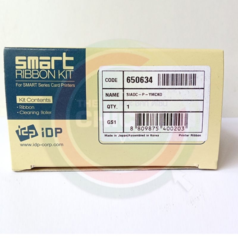 Smart Ribbon Kit Contents idp 50s Printer Ribbon Color YMCKO Code No.650634