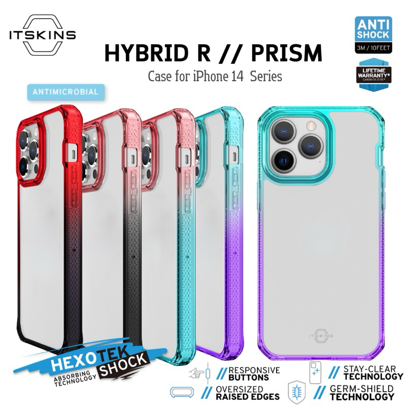 ITSKINS HYBRID // PRISM เคสกันกระแทก สำหรับ iPhone 14 Series