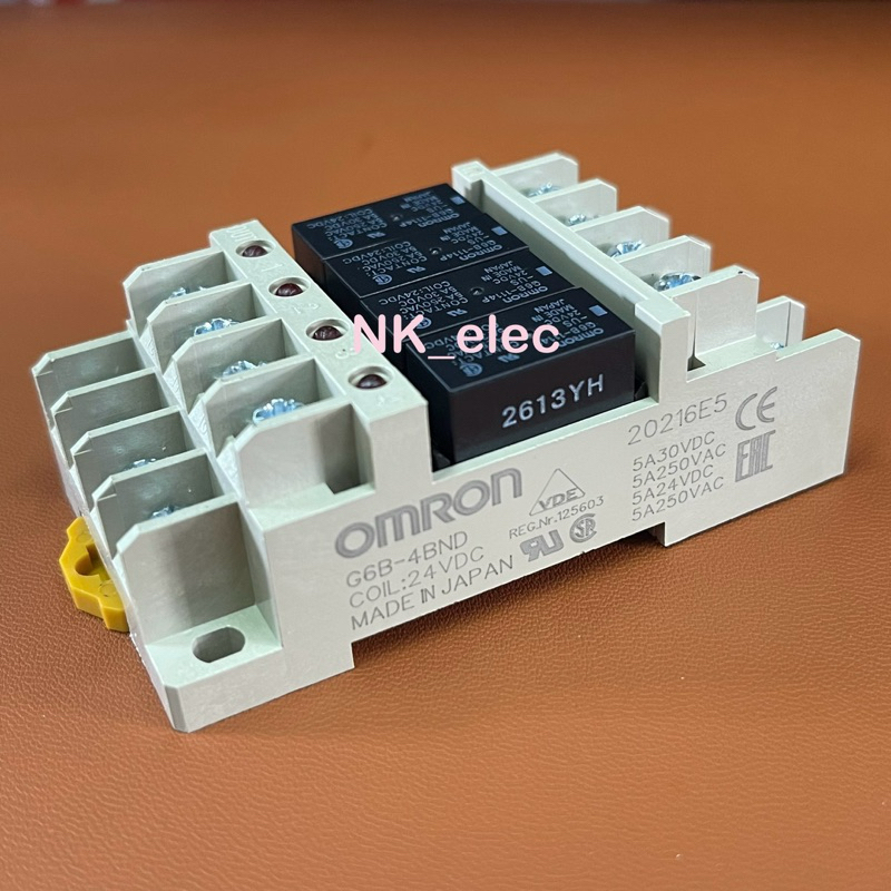 OMRON G6B-4BND+รีเรย์G6B-1114P ของใหม่ เเท้ มีสินค้าพร้อมส่ง