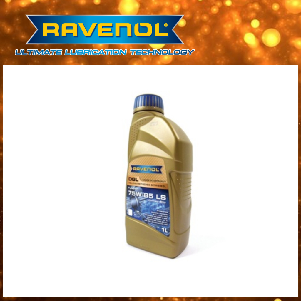 RAVENOL DGL SAE 75W-85 GL-5 LS น้ำมันเกียร์ธรรดาและเฟืองท้ายสังเคราะห์แท้100% Fully SyntheticBasePAO 75W-85 Limited Slip