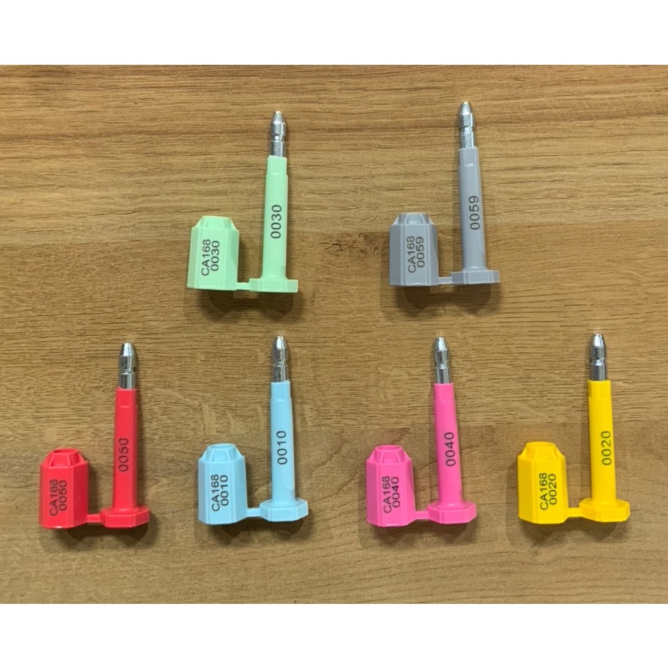 ซีลล็อคตู้คอนเทนเนอร์ CA168  security seal 10ชิ้น และ เคเบิ้ลซีลDai3.5_30cm.