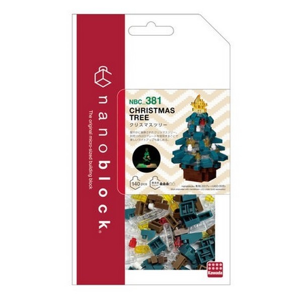 Kawada nanoblock NBC_381 Christmas Tree 4972825226391 (นาโนบล็อค)