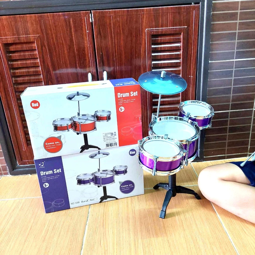 Drum Set ชุดกลองของเด็กเล่น พร้อมอุปกรณ์ thumbnail 3