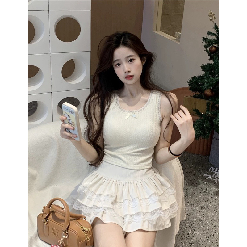 bentoy(bratop1039)เสื้อสายเดี่ยวมีฟองน้ำ รูปที่ 8