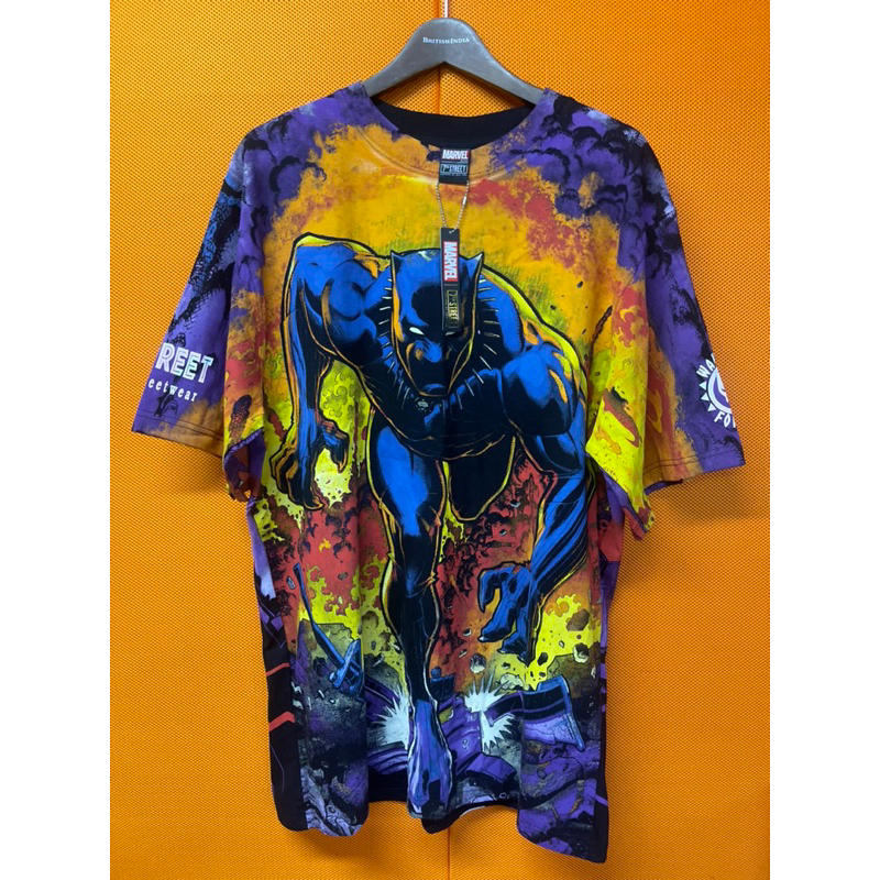 เสื้อยืด Premium  Ovp Black Panther limited marvel x 7street Size L. ลิขสิทธิ์แท้ นำเข้าจากเมกา พร้อ