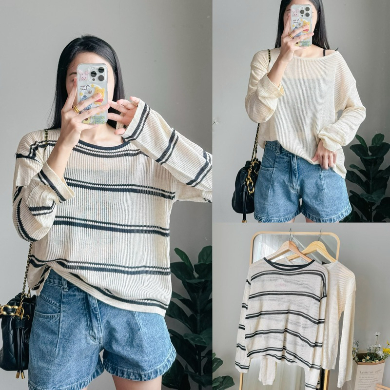 Take knit เสื้อไหมพรมแขนยาว เกาหลีเกาใจสุด