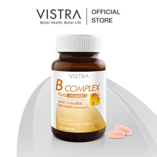 VISTRA Work Smart เซ็ตคู่ VISTRA Zinc 15mg ( 45 เม็ด) + Vistra B-Complex Plus Minerals (30 เม็ด)