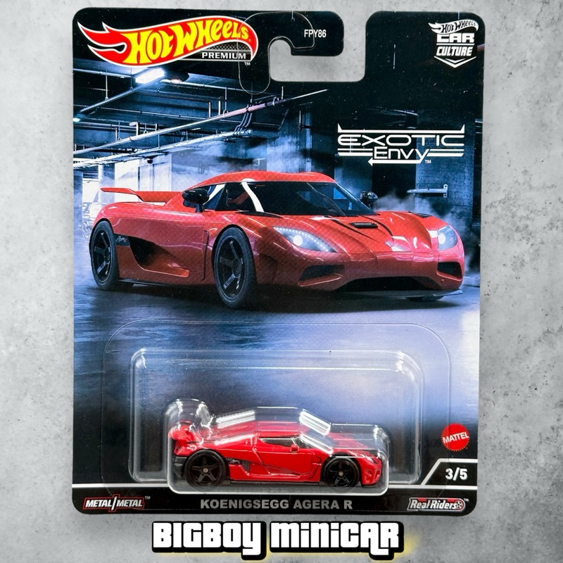 Hot Wheels Premium - KOENIGSEGG AGERA R ล้อยาง