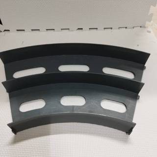 รางเสริมโค้ง สีเทาดำ สองเลน ( ใช้กับรางทามิย่าของแท้ )