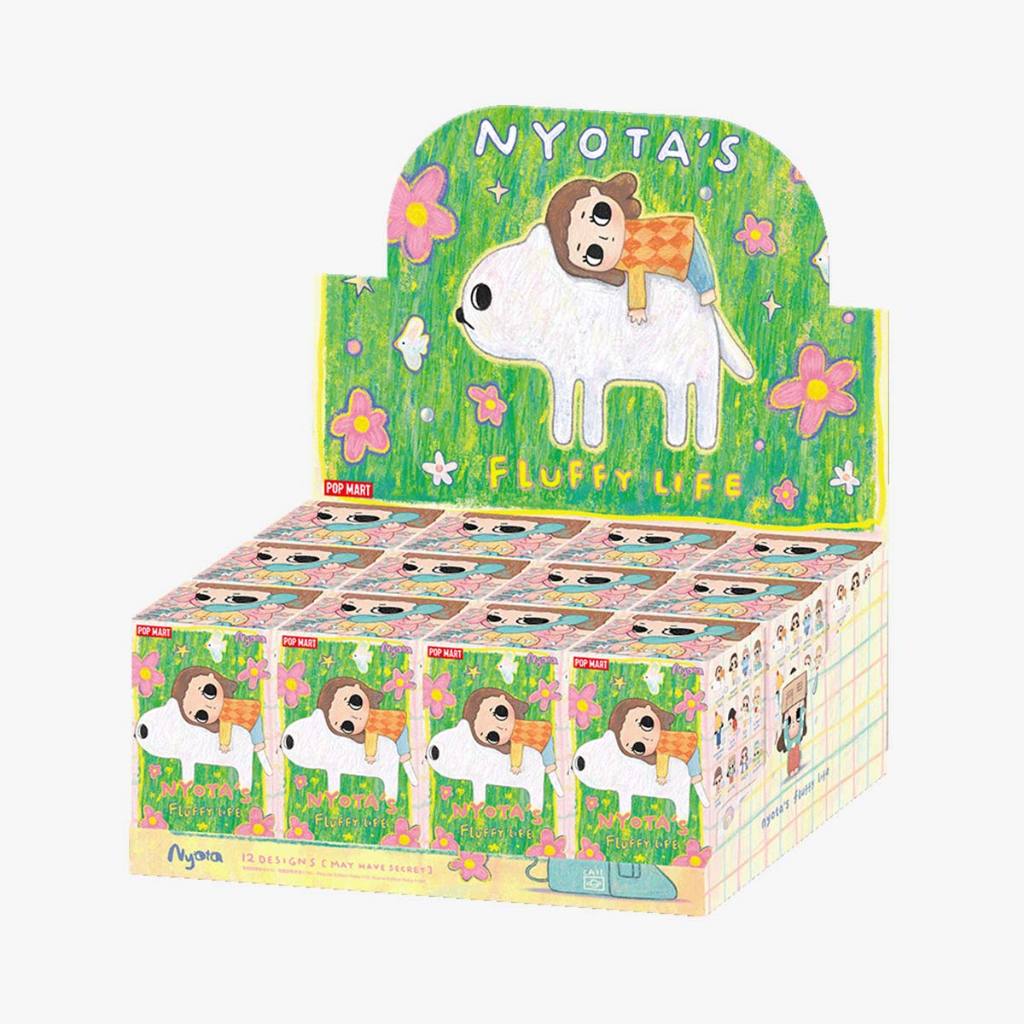 [ยก box]พร้อมส่ง กล่องสุ่ม POP MART Nyota's Fluffy Life Series Figures ของใหม่ ไม่แกะซีล ลุ้นซีเคร็ท ของแท้