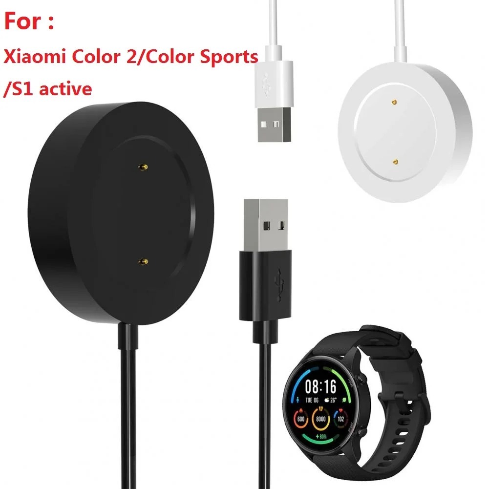 สายชาร์จนาฬิกาสำหรับ Xiaomi USB Watch S1 Active / Xiaomi Mi Watch / Color2 /Color Sports แท่นชาร์จ แบบแม่เหล็ก ชาร์จเร็ว