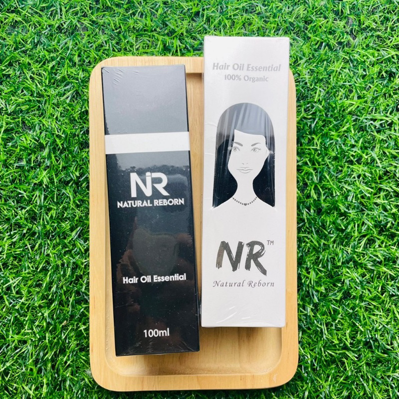 น้ำมันใส่ผม NR Natural Reborn hair oli essential 100% organic สูตรออแกนิค