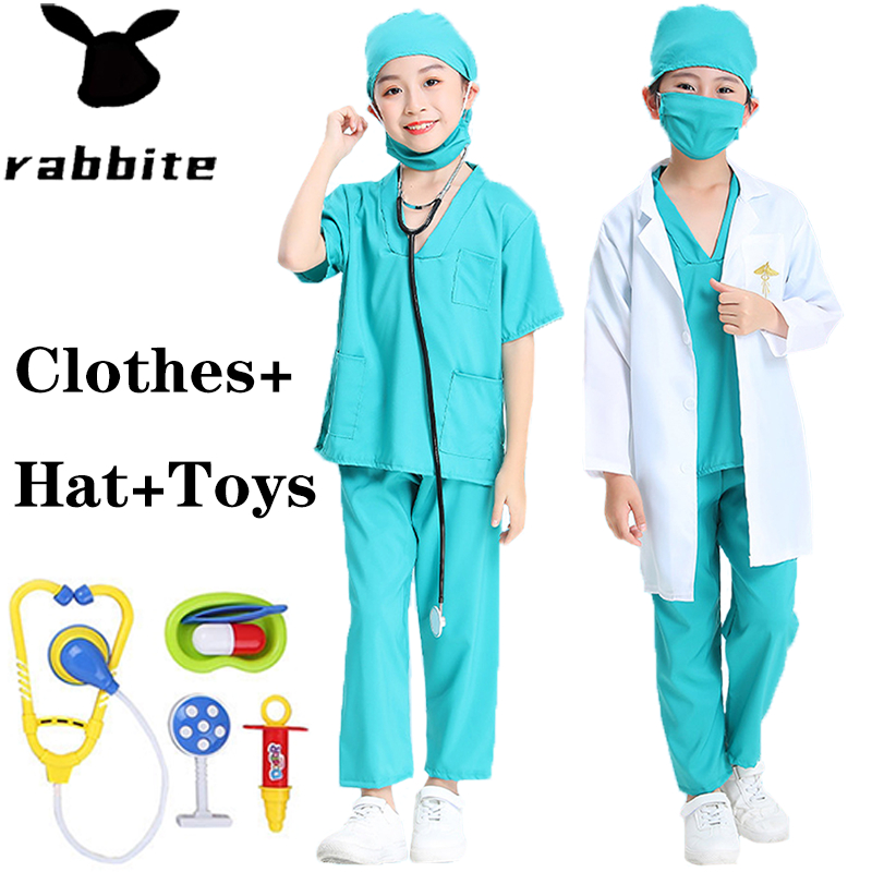rabbite ชุดหมอผ่าตัด ชุดอาชีพ แพทย์ผ่าตัด ชุดคุณหมอ ชุดหมอ New