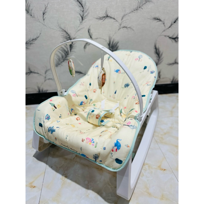 🎀 เปลโยก Fisher Price Sanrio Baby Infant Toddler Rocker Bouncer 3 Way ฟิชเชอร์ ไพรส์ ซานริโอ้