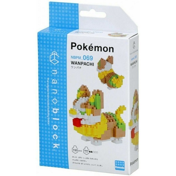 Kawada nanoblock Pokemon NBPM_069 Wanpachi (Yamper) 4972825219423 (นาโนบล็อค)