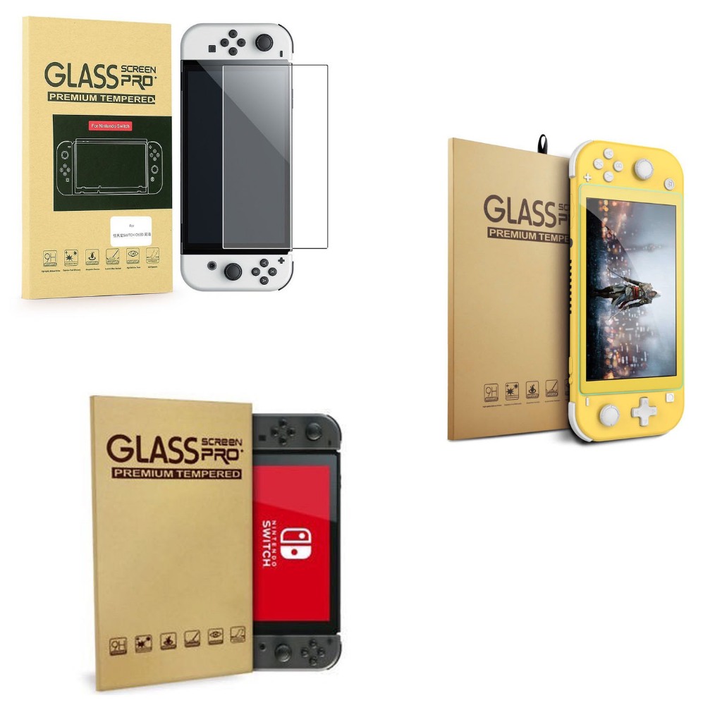 ฟิล์มกระจกกันรอย nintendo switch/ OLED/ LITE glass screen pro premium tempered มี2 ชิ้น