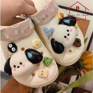 📢 [ลูกค้าใหม่ 1 บาท] พร้อมส่ง จิบิ ตัวติดรองเท้า ชุดตกแต่งรองเท้า ลายการ์ตูน