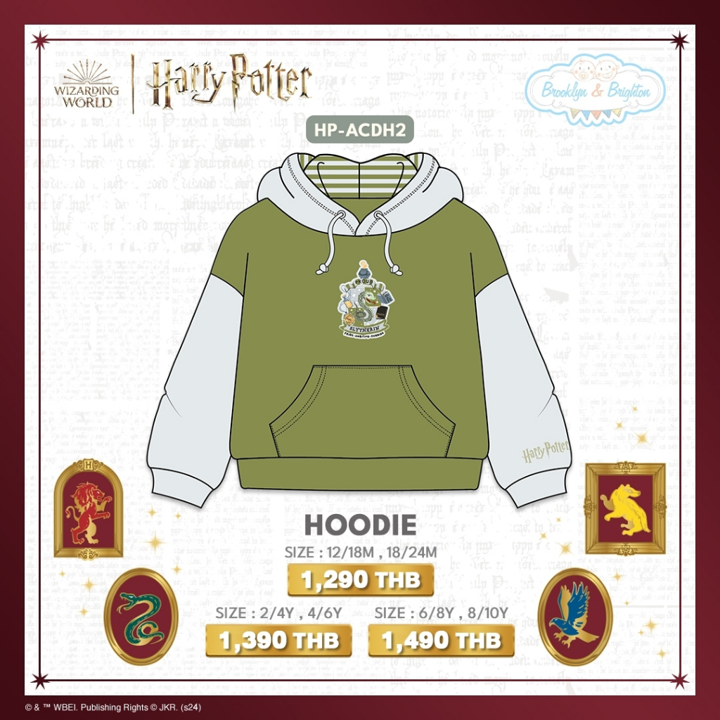 Harry Potter Arts & Crafts เสื้อฮู้ดแฮร์รี่พอตเตอร์ - Hoodie (12/18M - 8/10Y) - รูปที่ 2