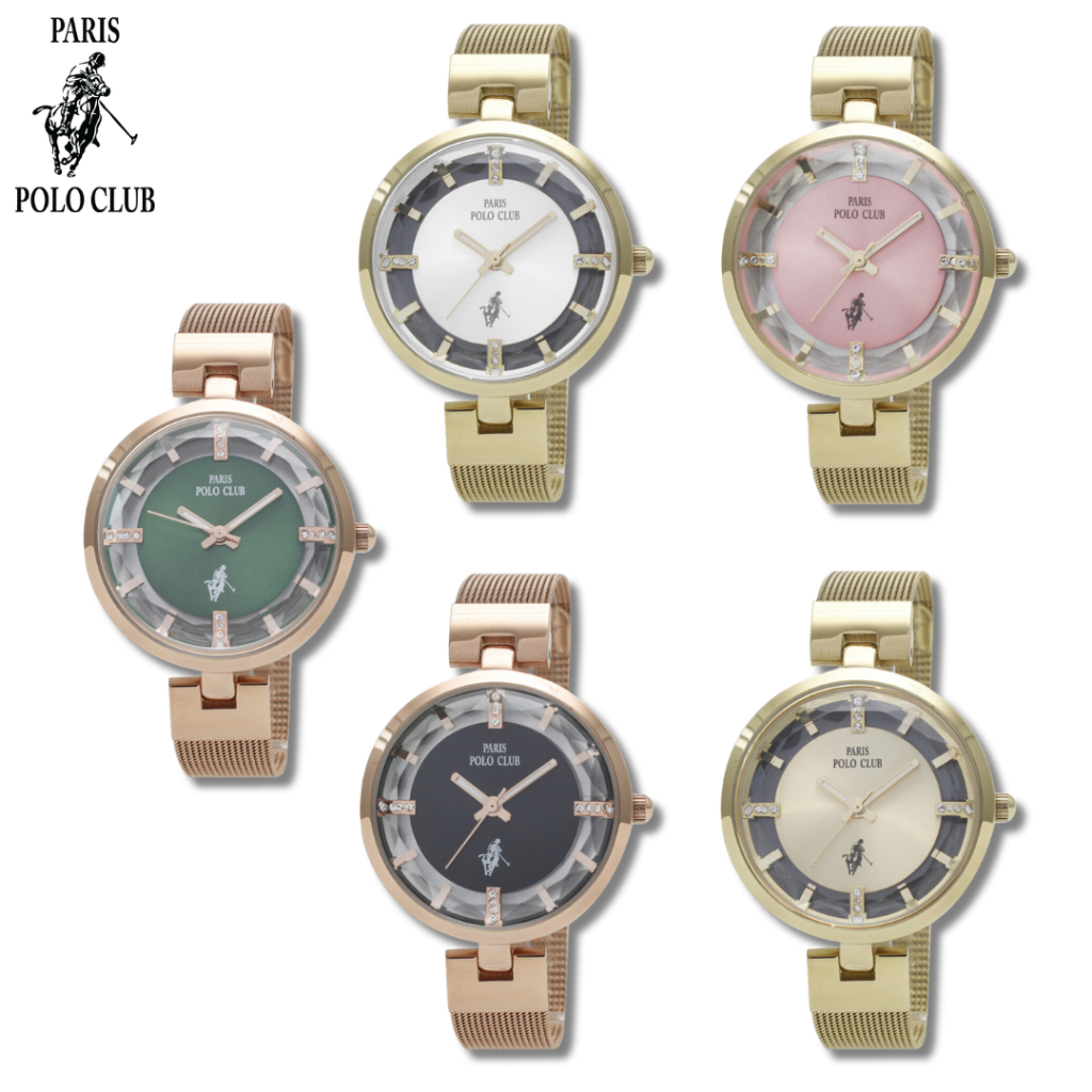 Paris Polo Club นาฬิกาข้อมือผู้หญิง รุ่น PPC-230308