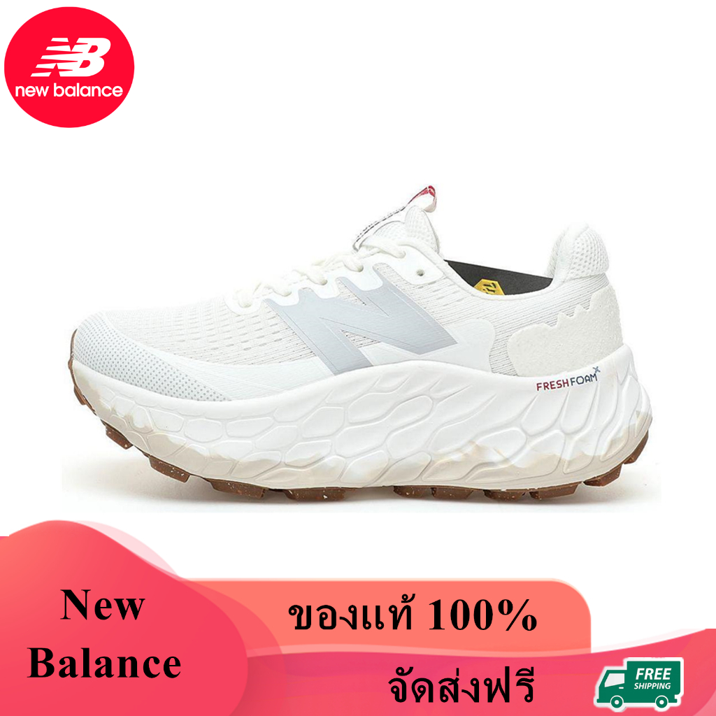 New Balance Fresh Foam X More Trail v3 ของแท้ 100% NB White Grey MTMORNWT Sneaker รองเท้าผ้าใบ