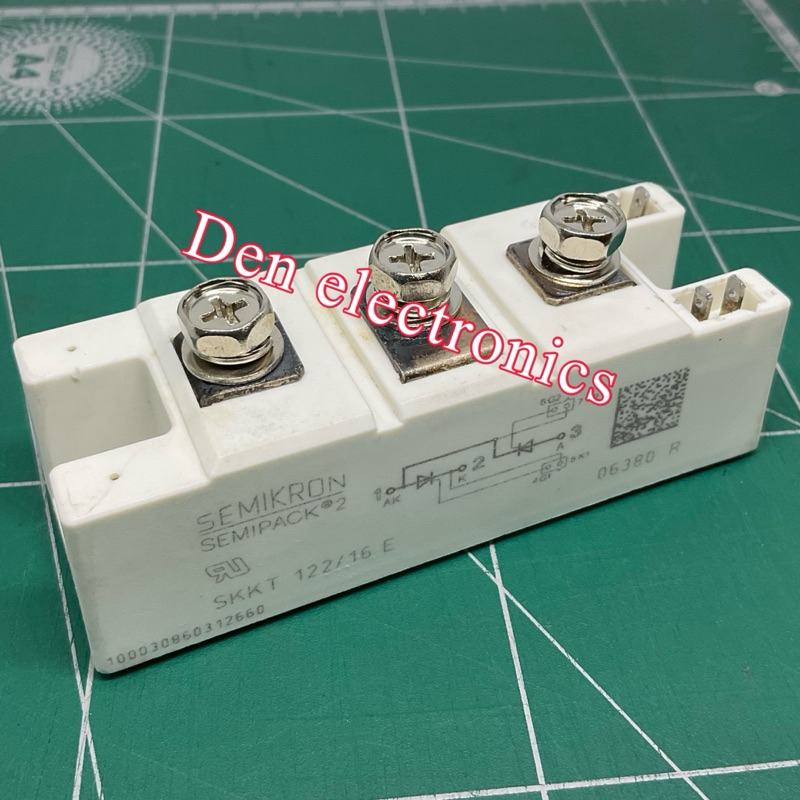 SKKT122/16E SEMIKRON Thyristor Module  122A 1600V SKKT. 122/16E โมดูล SCR พร้อมส่งใน🇹🇭🇹🇭 ออกบิลได้