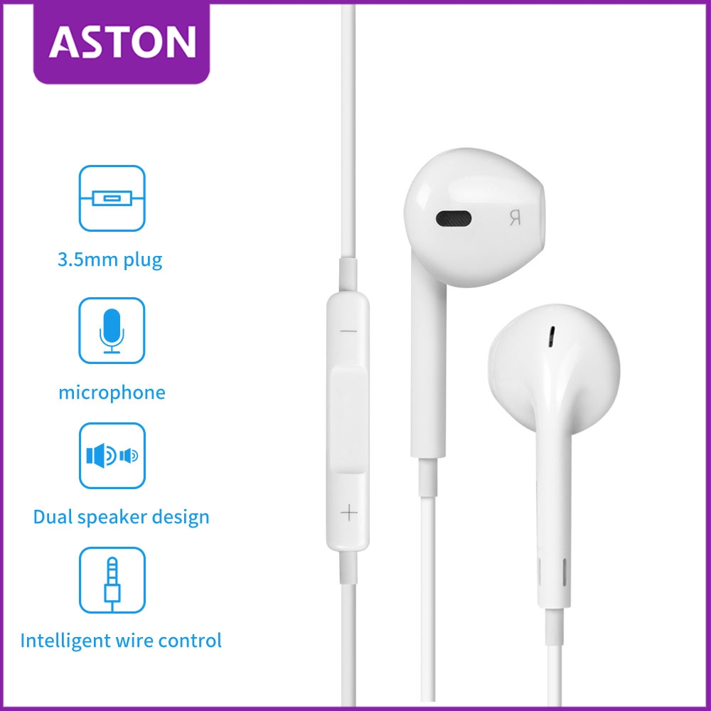 ASTON หูฟัง หูฟังของแท้ ระดับเสียง HIFI Stereo ของแท้100% Headset Earphone 3.5mm