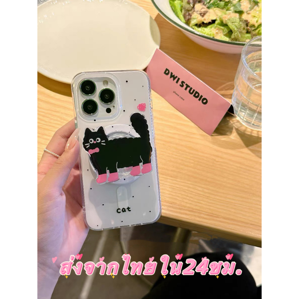🖤ส่งจากไทยใน24ชม.🖤เคสไอโฟน 15 14 13 12 11 Pro Max เคส for iPhone 11 การชาร์จแบบไร้สาย เปลือกคู่ soft Case