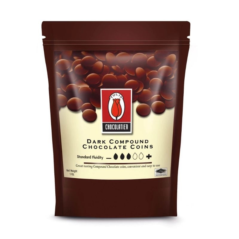 Dark Compound Chocolate Tulip 1​kg🍫