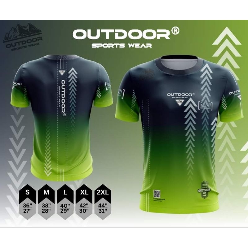 เสื้อกีฬาแขนสั้น Outdoor เนื้้อผ้าโพลีเอสเตอร์ ผ้าหนานุ่ม ใส่สบาย ไม่ร้อน มีหลายสีให้เลือก ราคา ถูกที่สุด ดีลบีเคเค แกลเลอรีภาพที่ 2