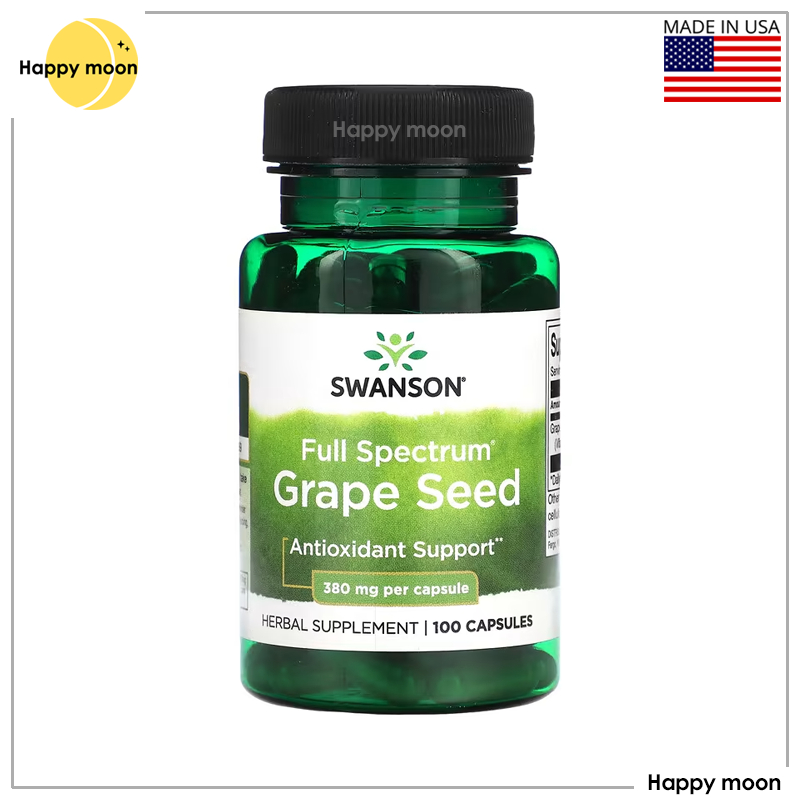 Swanson, Full Spectrum Grape Seed, 380 mg, 100 Capsules