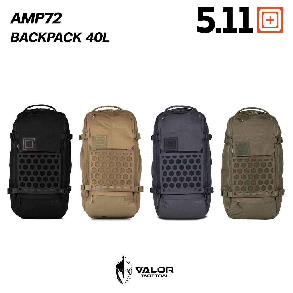 5.11 AMP72 Backpack 40L กระเป๋าเป้ สะพายหลัง เป้สนาม รับน้ำหนักได้ดี แบกได้คล่องตัว เดินป่า เดินทาง