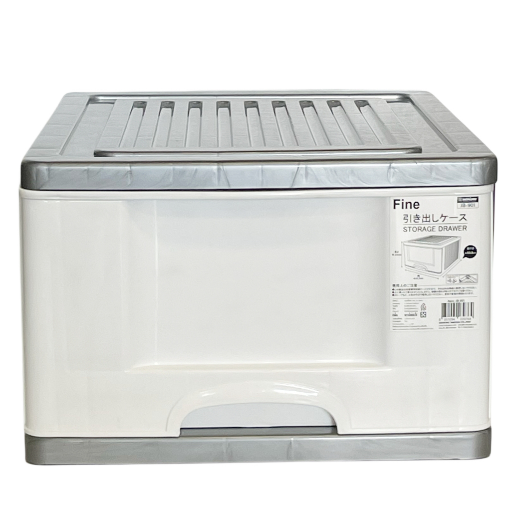 Keyway [มีล้อ] กล่องลิ้นชักพลาสติก ลิ้นชักใส่เสื้อผ้า รุ่น JB-801 / JB-901 (ซ้อนกันได้) - รูปที่ 3