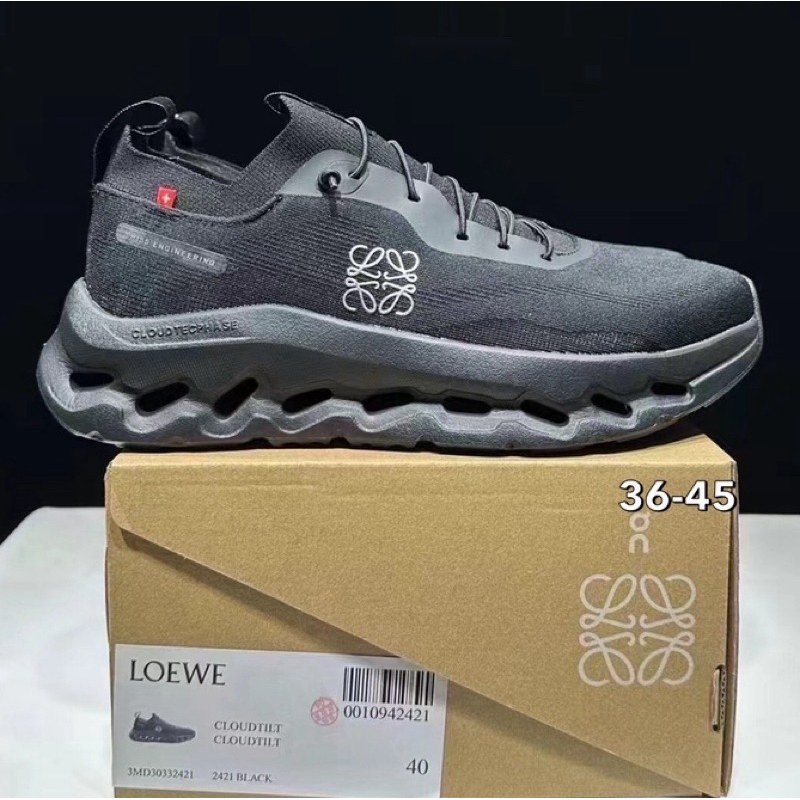 On CloudTILT X LOWE Running Shoes (Size37-45) Black รองเท้าวิ่ง มี8สี