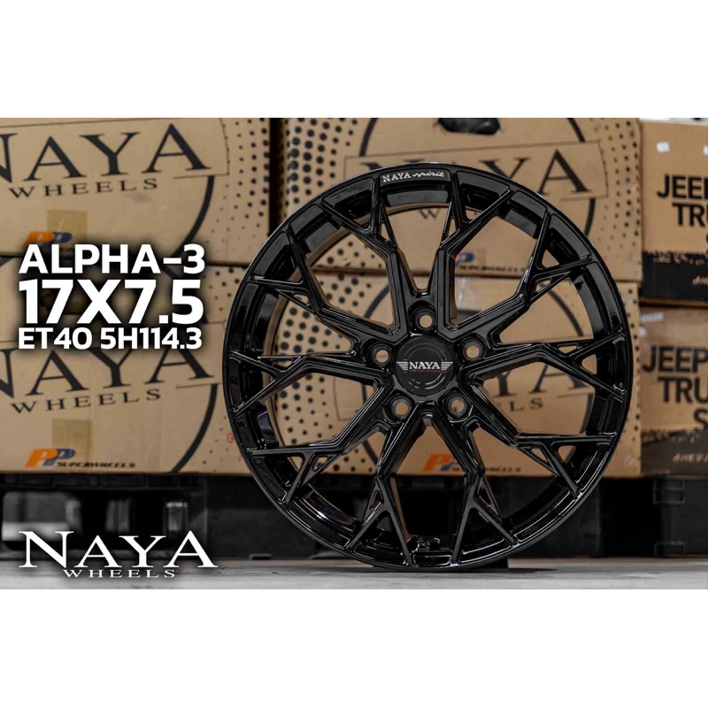 ล้อแม็กซ์ขอบ17 NAYA ALPHA-3 แท้