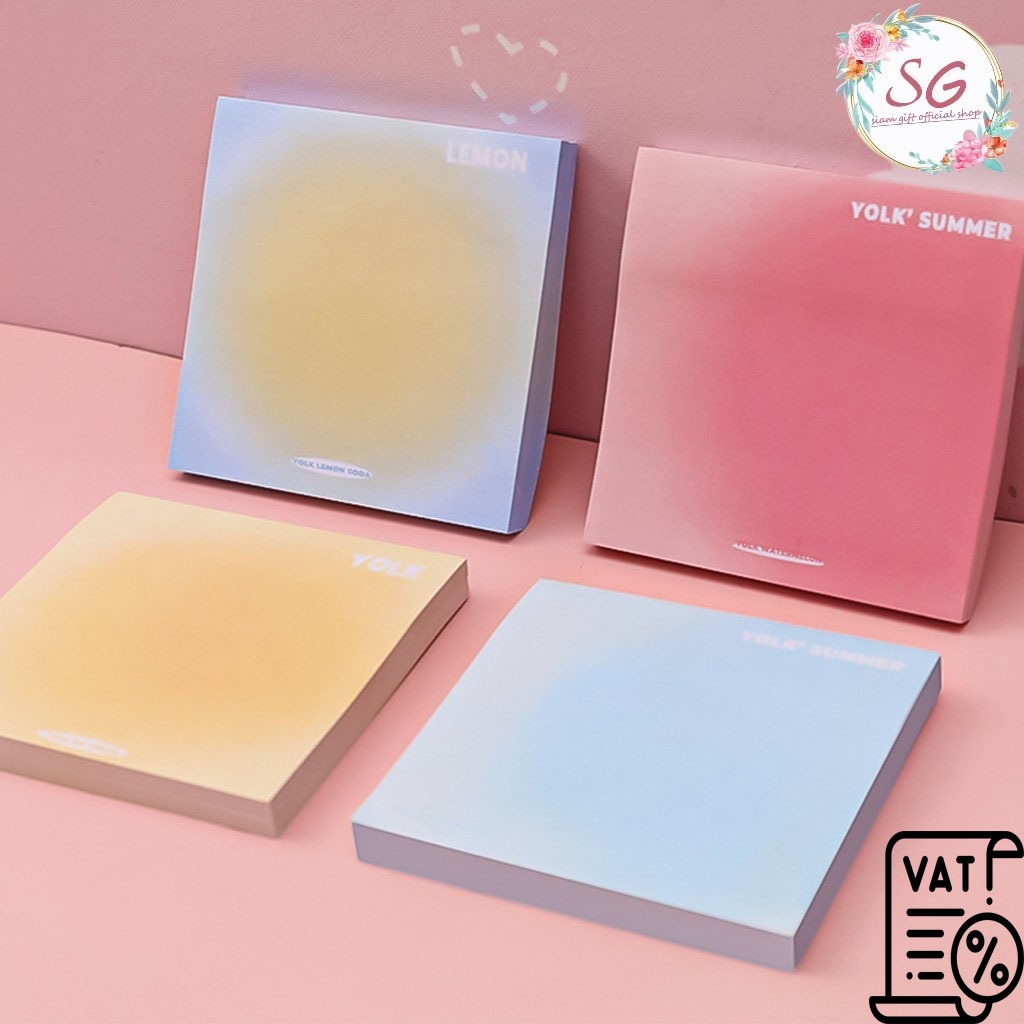 พร้อมส่ง โพสต์อิทบันทึกช่วยจำ เครื่องเขียนนักเรียน ฉีกได้ กระดาษโน๊ต ของขวัญปีใหม่ ของฝากคลิสมาส