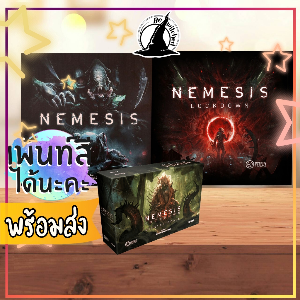 Nemesis / Lockdown / Stretch Goals Board Game  Bewitched