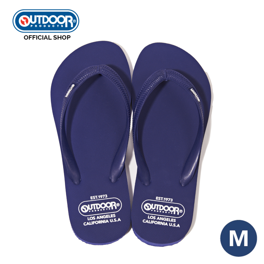 OUTDOOR PRODUCTS MEN EST LOGO FLIPFLOP รองเท้าแตะลำลองผู้ชาย เอ้าดอร์ โปรดักส์ ODMFL