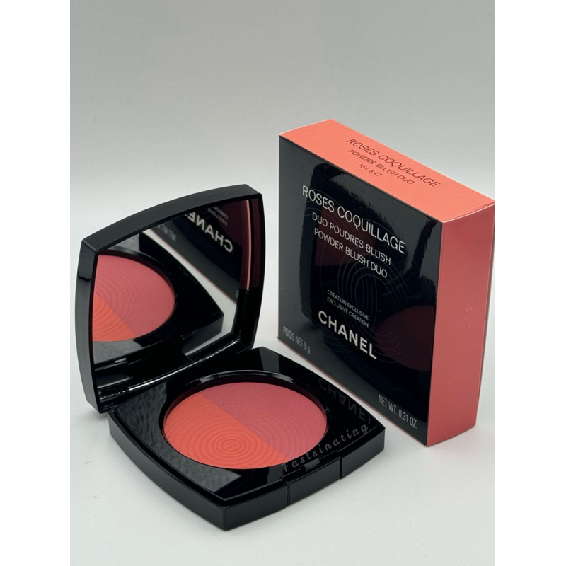 Chanel Rose Coquillage Duo Poudres Blush Duo ผลิต 01/67
