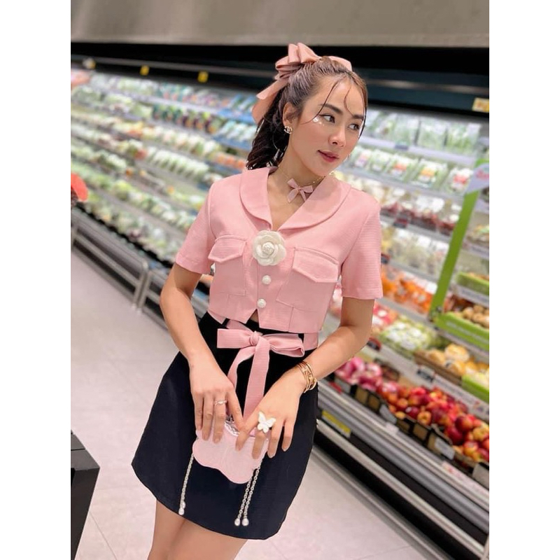 ชุดเซตกระโปรง งานป้ายVG