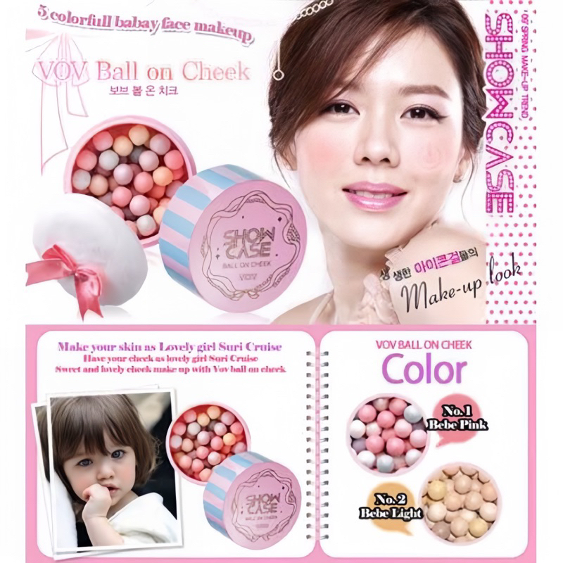 พร้อมส่ง ของแท้ VOV ShowCase Ball on Cheek บลัชออน ที่ปัดแก้ม