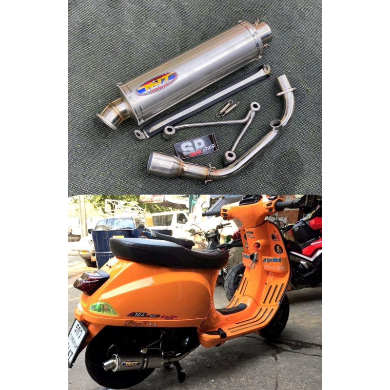 ชุดท่อแต่ง vespa125 150