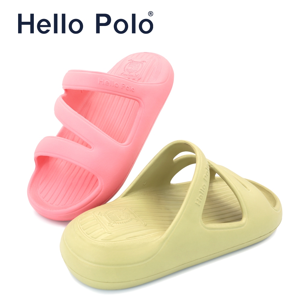 รองเท้ารุ่น HP8016W รองเท้าลำลองอุ้งเท้าแมว รองเท้าแตะสายคาด จาก Hello Polo