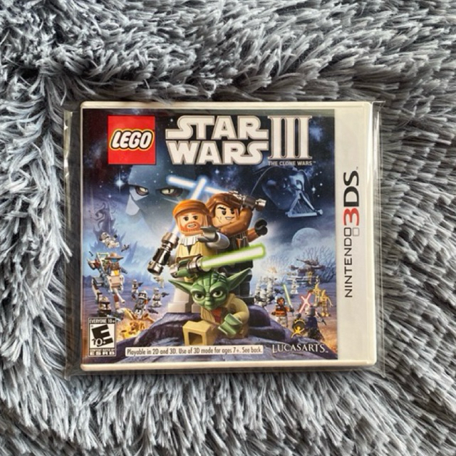 แผ่นแท้ Nintendo 3DS เกมส์ Lego Star Wars3 โซน US คัดสภาพสวยสะสมมีคู่มือ