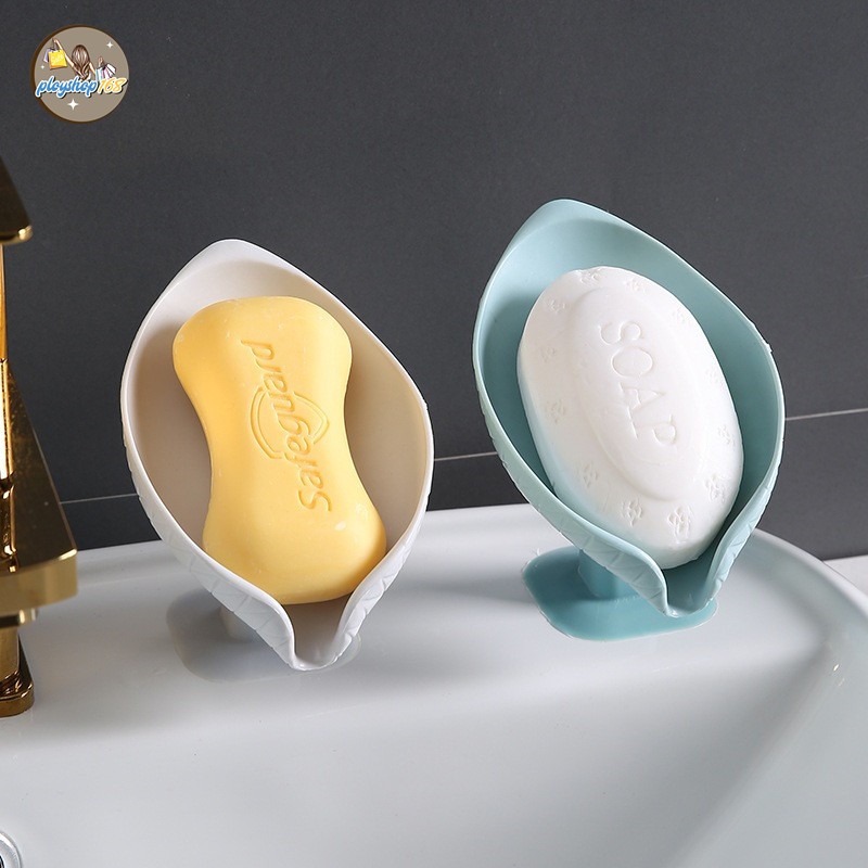 🤍พร้อมส่ง🤍 ที่วางสบู่ก้อน กล่องสบู่ ใช้งานได้หลายแบบ ที่วางฟองน้ำล้างจาน