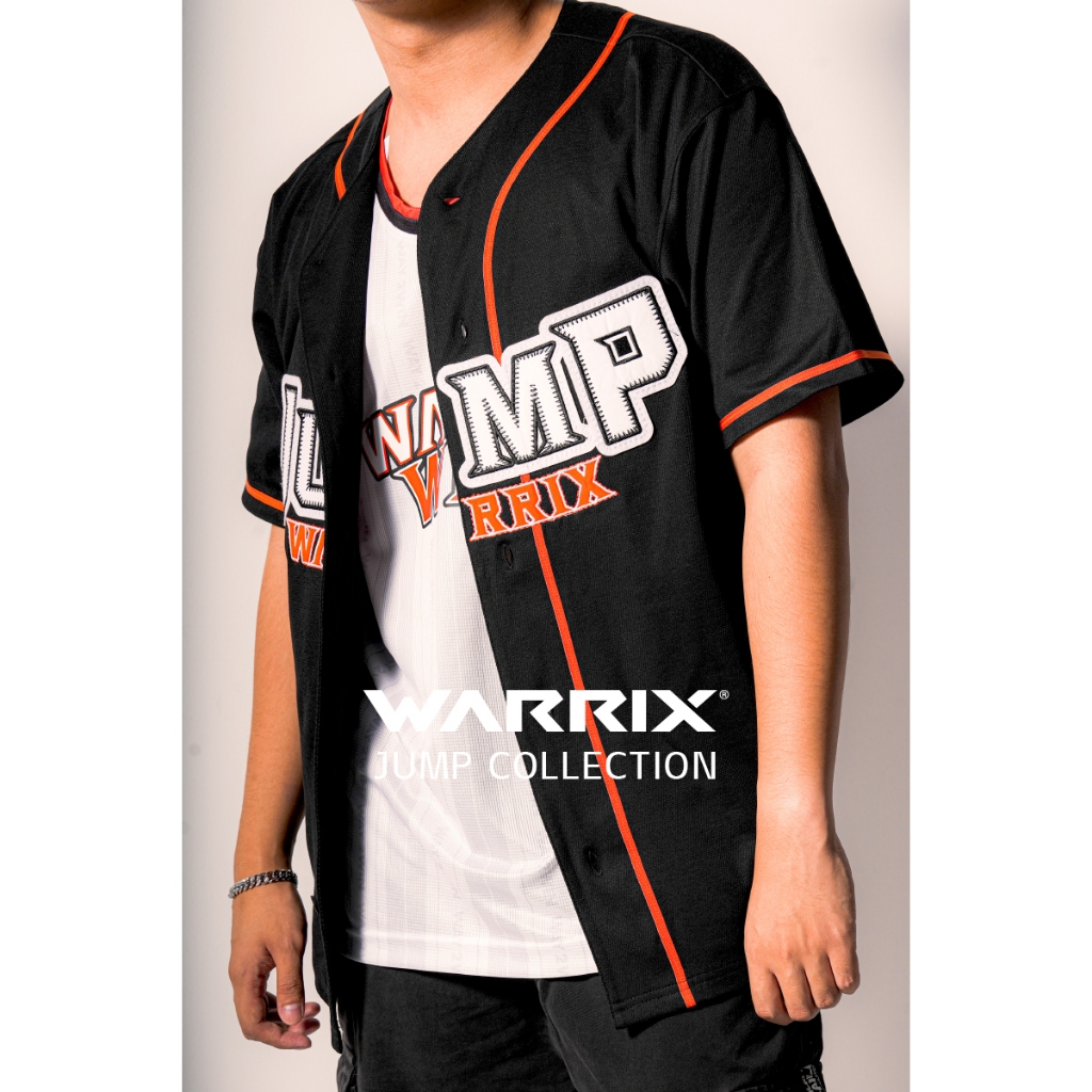 WARRIX Jump Collection Baseball Shirt (Black)