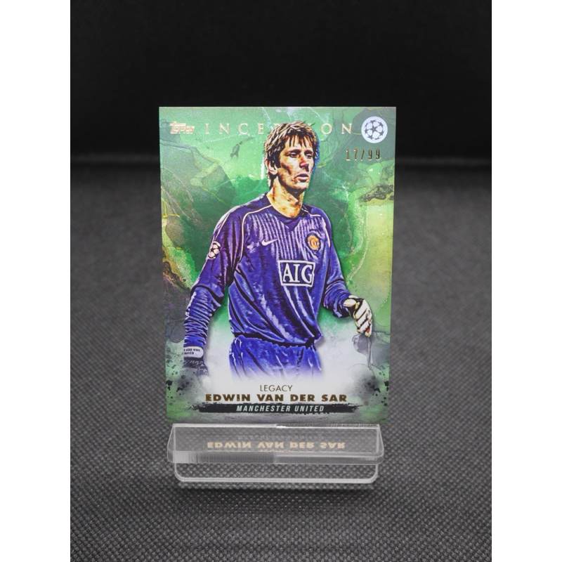 การ์ดฟุตบอล 2022/23 Topps Champions League Inception Eswin van der Sar /99